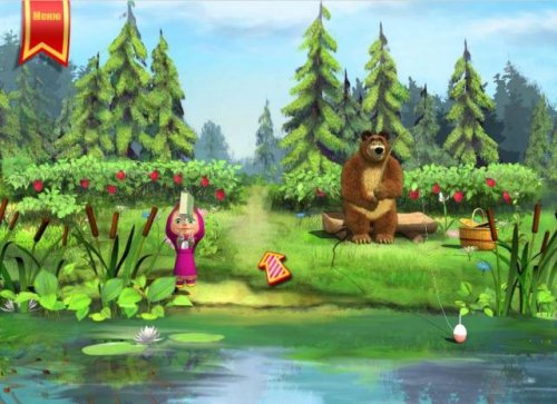 Скачать Маша и Медведь - Подготовка к школе бесплатно, фильм DVDrip мультфильм игру