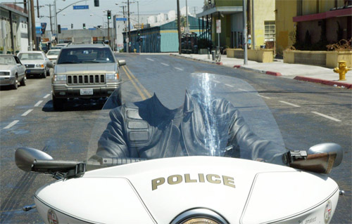 Скачать Шаблон для фото - На полицейском мотоцикле бесплатно, фильм DVDrip мультфильм игру
