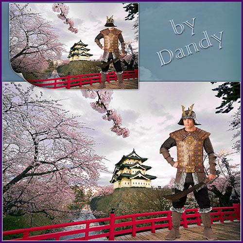 Скачать Шаблон для мужчины - Японский самурай бесплатно, фильм DVDrip мультфильм игру