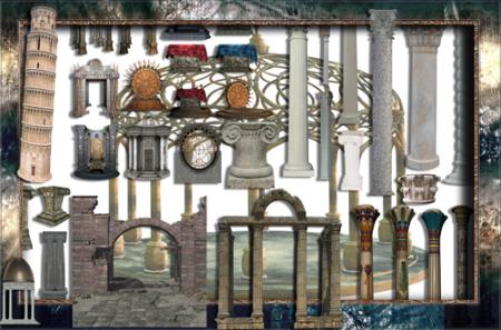 Скачать Клипарты Png на прозрачном фоне - Архитектурные колонны бесплатно, фильм DVDrip мультфильм игру