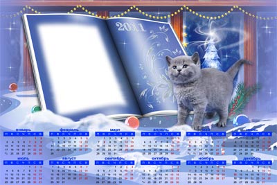 Скачать Календарь - рамка для фото: Новогодняя сказка! бесплатно, фильм DVDrip мультфильм игру