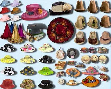 Скачать Красивые png - Шляпы и шляпки бесплатно, фильм DVDrip мультфильм игру